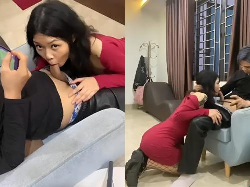 Sinipsip ni Little Tom ang titi ng kanyang kasintahan Sinipsip ni Little Tom ang titi ng kanyang kasintahan